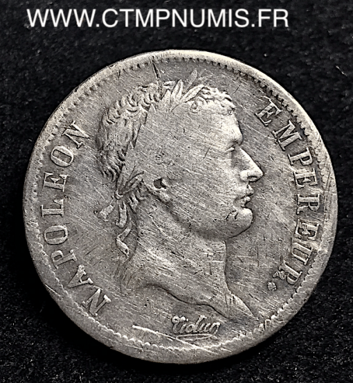 2 FRANCS ARGENT NAPOLEON I° 1811 M TOULOUSE