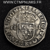 LOUIS XIV 1/4 ECU ARGENT  1643 K BORDEAUX