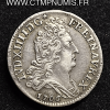 LOUIS XIV 10 SOLS ARGENT AUX INSIGNES 1706