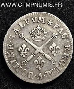 LOUIS XIV 10 SOLS ARGENT AUX INSIGNES 1706