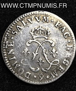 LOUIS XIV 4 SOLS ARGENT AUX 2 L 1692 P DIJON