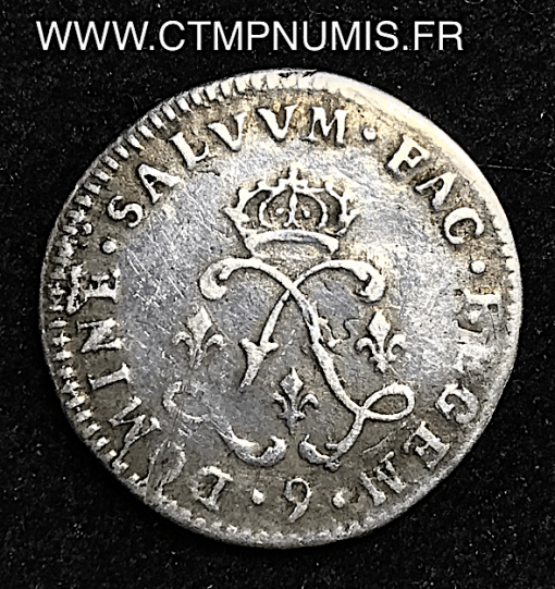 LOUIS XIV 4 SOLS ARGENT AUX 2 L 1692 9 RENNES