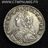 LOUIS XV 1/10 ECU ARGENT 1727 T NANTES