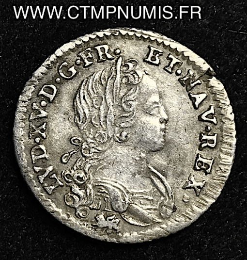 LOUIS XV X SOLS ARGENT NAVARRE 1719 T NANTES