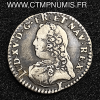 LOUIS XV 1/20 ECU ARGENT 1730 9 RENNES