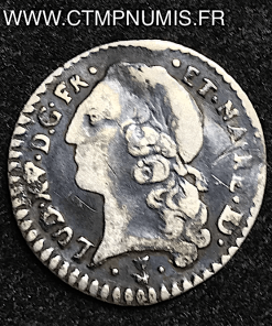 LOUIS XV 1/20 ECU ARGENT DE BEARN 1766 PAU