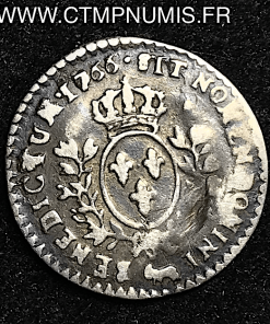 LOUIS XV 1/20 ECU ARGENT DE BEARN 1766 PAU