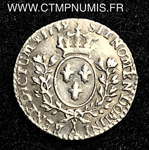 LOUIS XVI 1/20 ECU ARGENT  1779 A PARIS