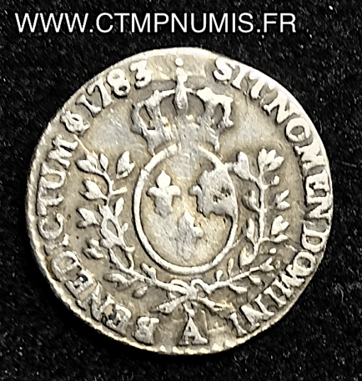 LOUIS XVI 1/20 ECU ARGENT 1783 A PARIS