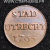 PAYS BAS 1 DUIT 1765 UTRECHT SUP