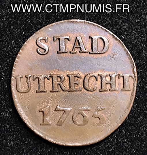 PAYS BAS 1 DUIT 1765 UTRECHT SUP