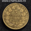 5 FRANCS OR NAPOLEON III  1860 A PARIS ABEILLE