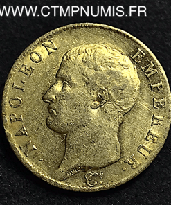 40 FRANCS OR NAPOLEON I° AN 13 A PARIS