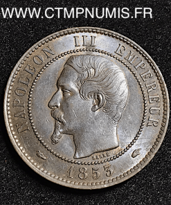 10 CENTIMES NAPOLEON III TETE NUE 1853 A PARIS