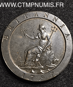 GRANDE BRETAGNE 1 PENNY GEORGE III 1797