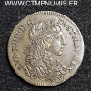 JETON BRONZE LOUIS XIV ND R/ ECU DE FRANCE