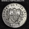 SUISSE 1 BATZEN BILLON CANTON DE VAUD 1832