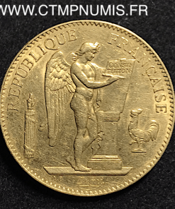 100 FRANCS OR GENIE III° REPUBLIQUE 1879 A