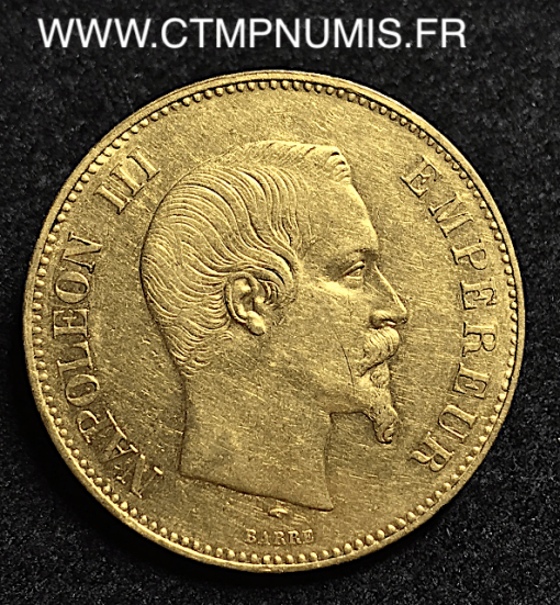 100 FRANCS OR NAPOLEON III 1857 A PARIS