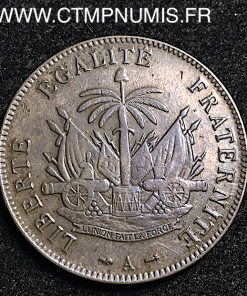 HAITI REPUBLIQUE 2 CENTIMES 1886 A PARIS 