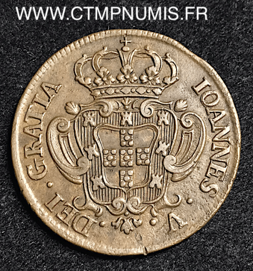 PORTUGAL 10 REIS IOANNES V 1743 TTB