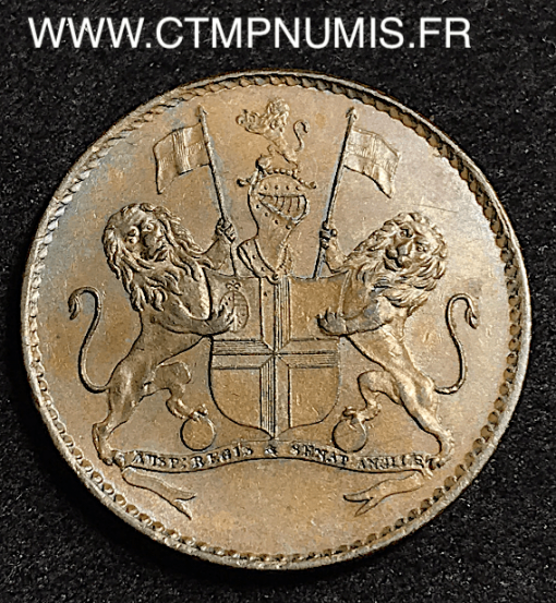 GRANDE BRETAGNE SAINT HELENE 1/2 PENNY 1821