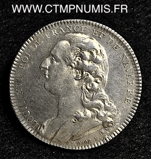 JETON ARGENT LOUIS XVI LES CORROYEURS 1755