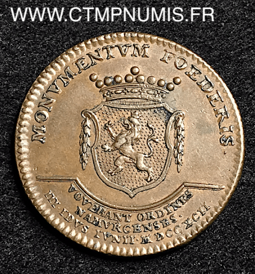 PAYS BAS MERIDIONAUX JETON DE NAMUR 1742