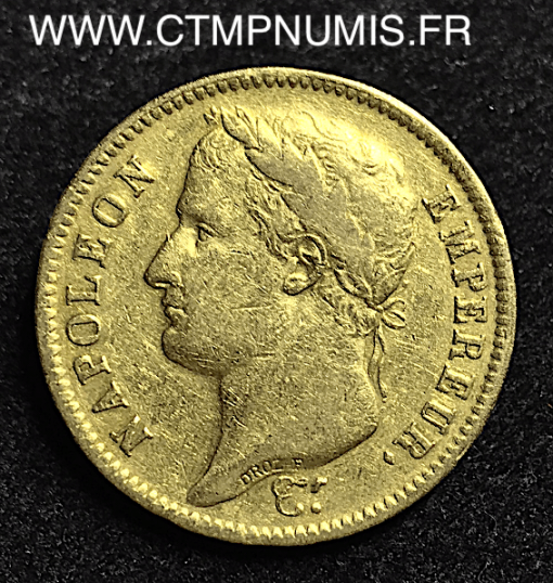 40 FRANCS OR NAPOLEON I°  1808 M TOULOUSE