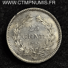 25 CENTIMES ARGENT L. PHILIPPE I° 1845 B ROUEN