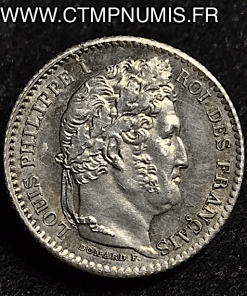 25 CENTIMES ARGENT L. PHILIPPE I° 1845 B ROUEN