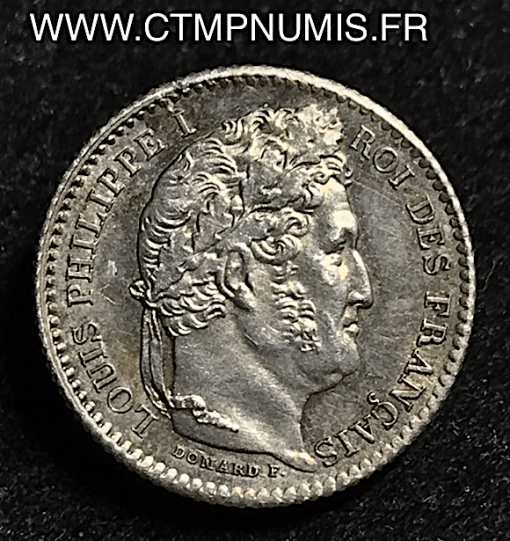 25 CENTIMES ARGENT L. PHILIPPE I° 1845 B ROUEN