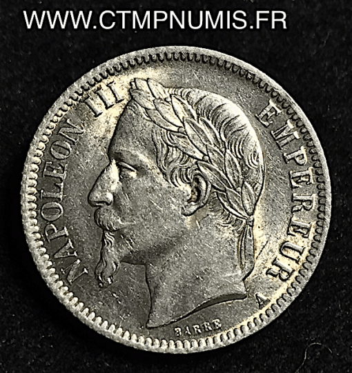 1 FRANC ARGENT NAPOLEON III 1866 A PARIS