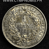 1 FRANC ARGENT CERES III° REPUBLIQUE 1888