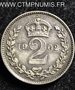 GRANDE BRETAGNE 2 PENCE ARGENT 1902