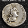 RUTILIA DENIER ARGENT A/ TETE DE ROME