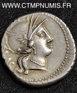 RUTILIA DENIER ARGENT A/ TETE DE ROME