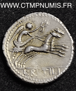 RUTILIA DENIER ARGENT A/ TETE DE ROME