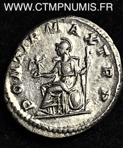 ELGABALE DENIER ARGENT R/ ROME ASSISE