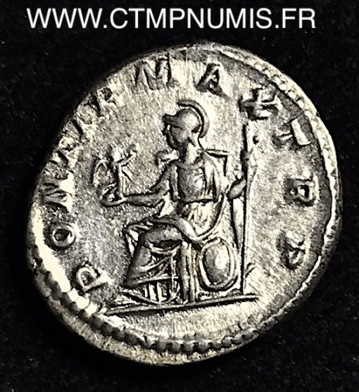 ELGABALE DENIER ARGENT R/ ROME ASSISE