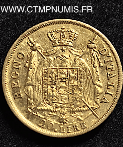 ITALIE 20 LIRE OR NAPOLEON I° 1809 M MILAN