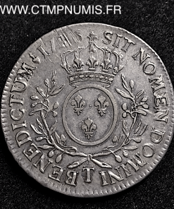 LOUIS XV ECU  ARGENT 1726 T NANTES