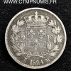 2 FRANCS ARGENT LOUIS XVIII 1824 M TOULOUSE