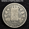 2 FRANCS ARGENT CHARLES X 1825 M TOULOUSE