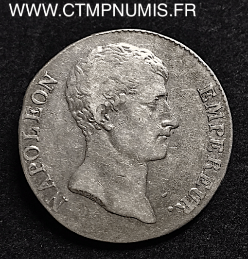 5 FRANCS ARGENT NAPOLEON AN 12 M TOULOUSE