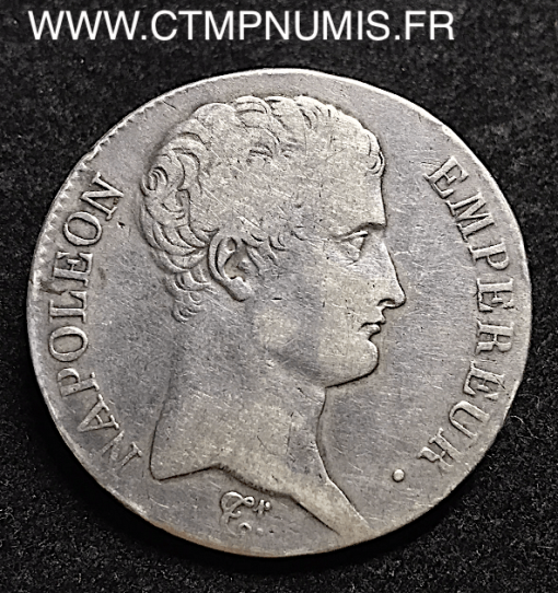 5 FRANCS ARGENT NAPOLEON AN 14 M TOULOUSE