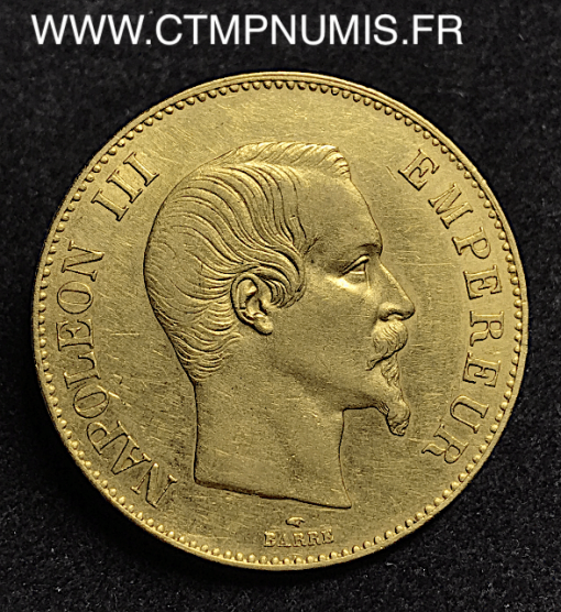 100 FRANCS OR NAPOLEON III 1859 A PARIS