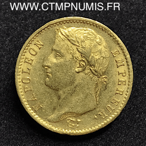 20 FRANCS OR NAPOLEON I° 1807 A PARIS