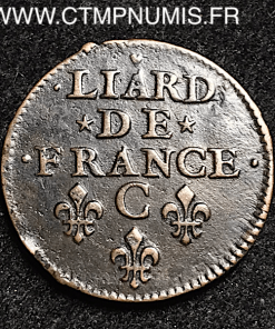 LOUIS XIV LIARD DE FRANCE JEUNE 1657 C CAEN