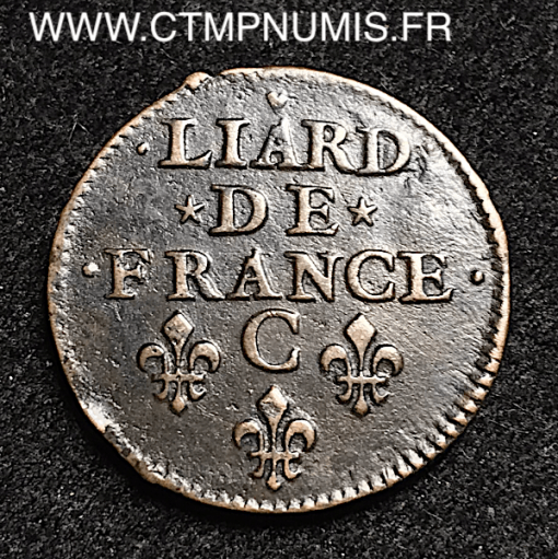 LOUIS XIV LIARD DE FRANCE JEUNE 1657 C CAEN